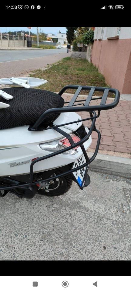 Hero Dash 110 Ve 125 Koruma Ve Çanta Demiri