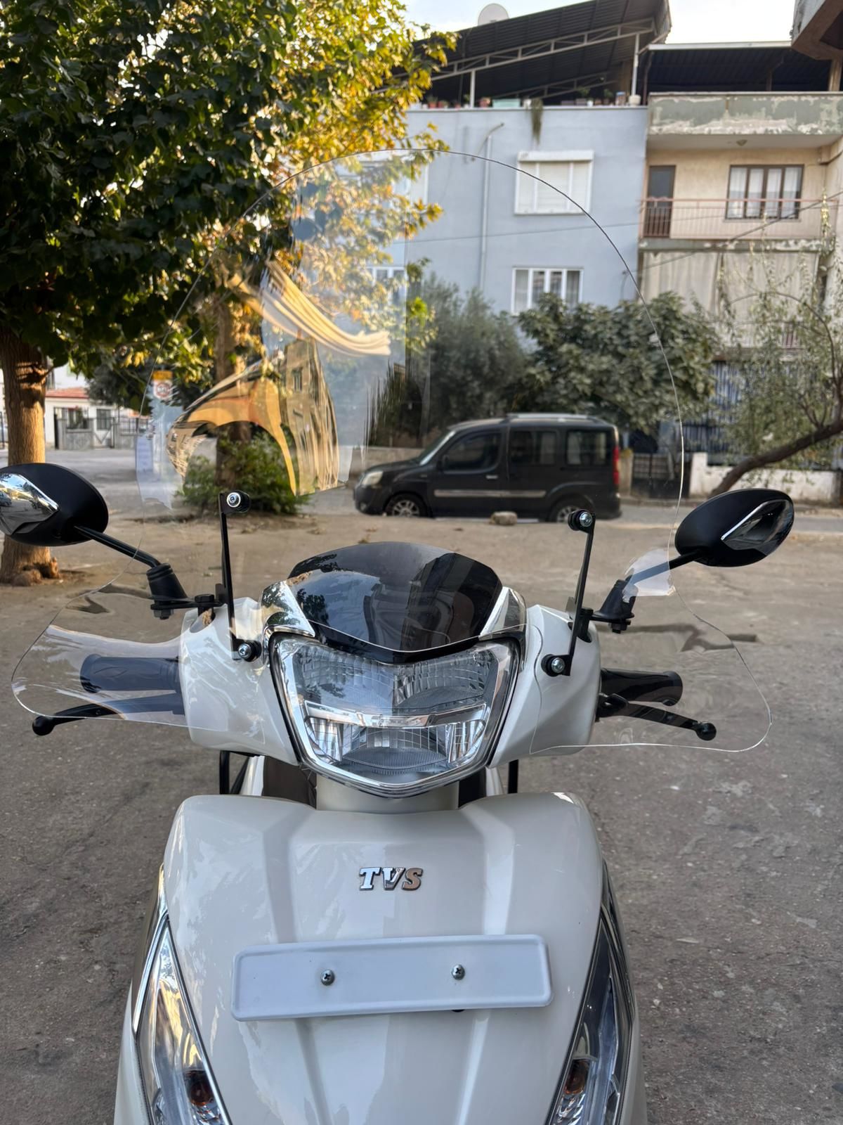 TVS JÜPİTER 125 ELCİK KORUMALI SİPERLİK CAM(ŞEFFAF)