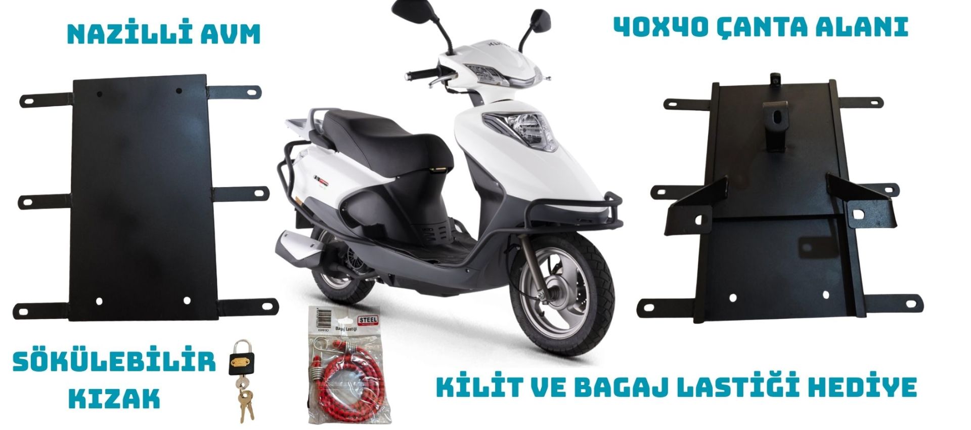 KUBA VN 50 PRO KIZAKLI KURYE PAKET DEMİRİ