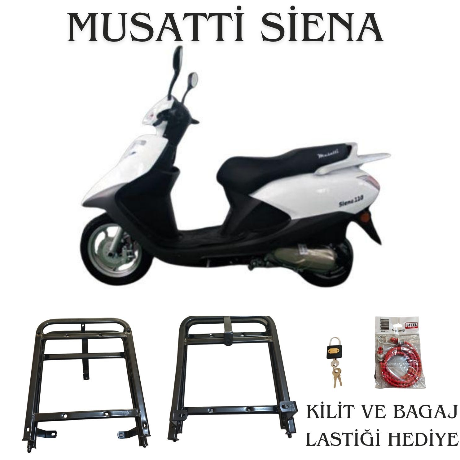 MUSATTİ SİENA 110 KIZAKLI KURYE PAKET ÇANTA DEMİRİ