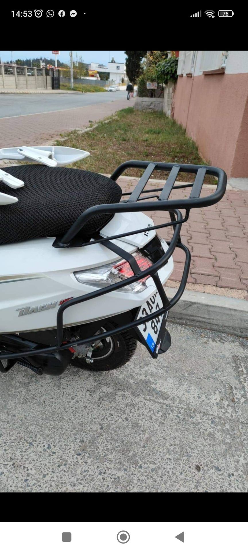 Hero Dash 110 Ve 125 Koruma Ve Çanta Demiri