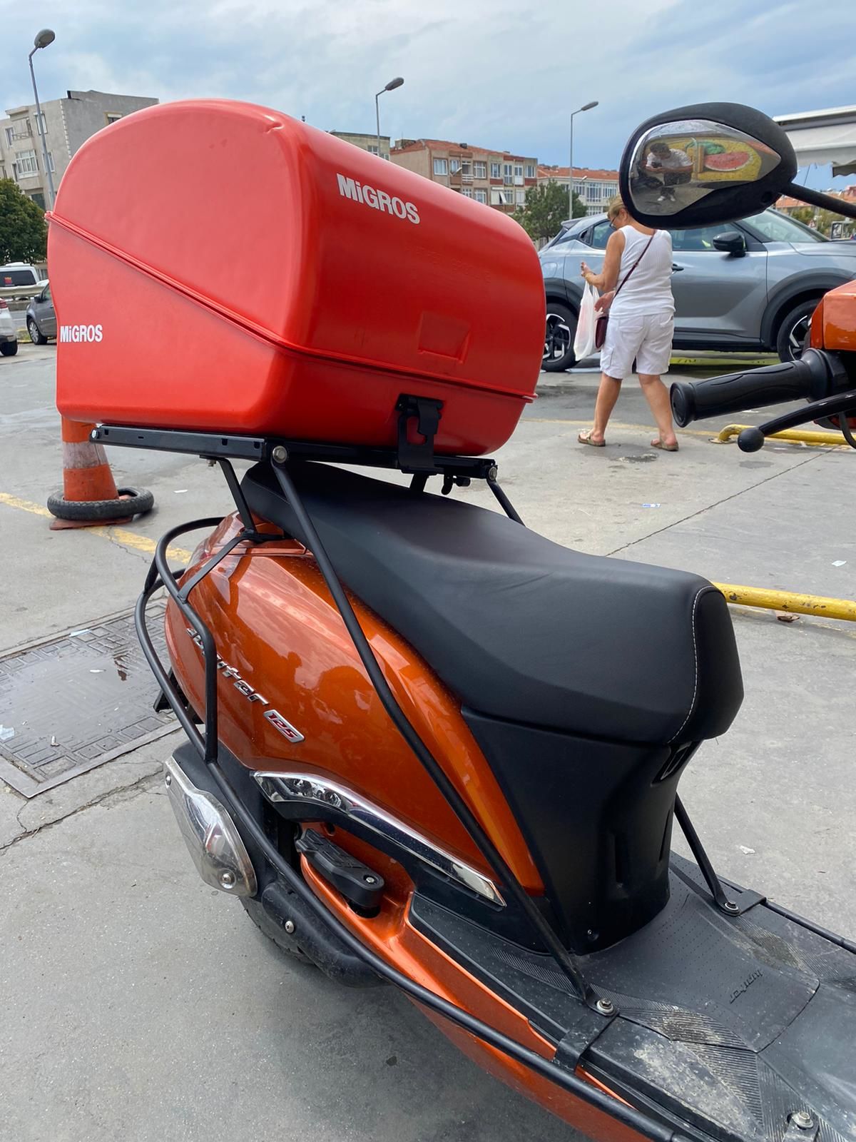 TVS JÜPİTER 125 DAMPERLİ KURYE PAKET DEMİRİ