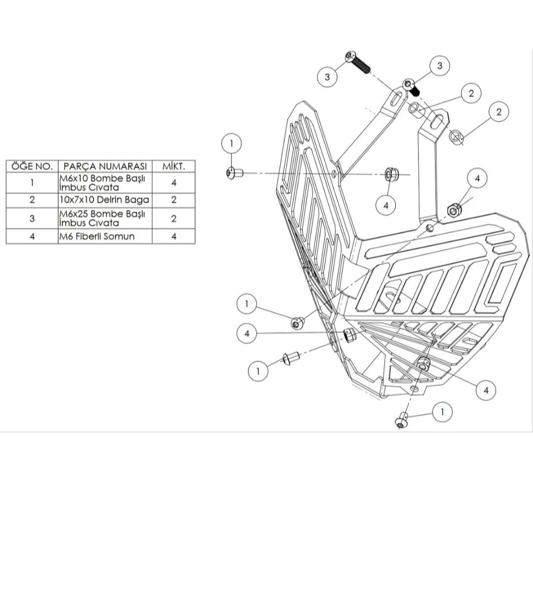 Tvs Raider Far Koruma Demiri