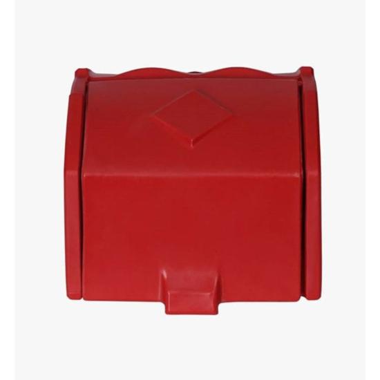 90 LİTRE KIRMIZI  VE SİYAH KURYE PAKET PİZZA ÇANTASI