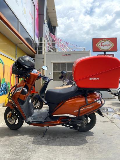 TVS JÜPİTER 125 DAMPERLİ KURYE PAKET DEMİRİ