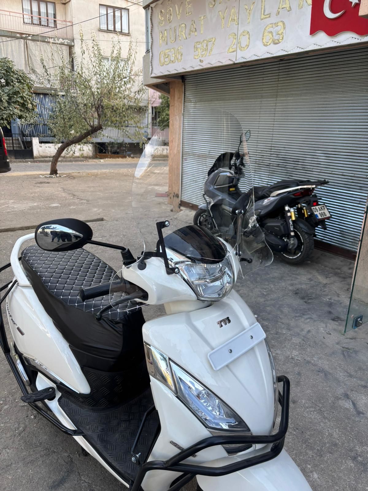 TVS JÜPİTER 125 ELCİK KORUMALI SİPERLİK CAM(ŞEFFAF)