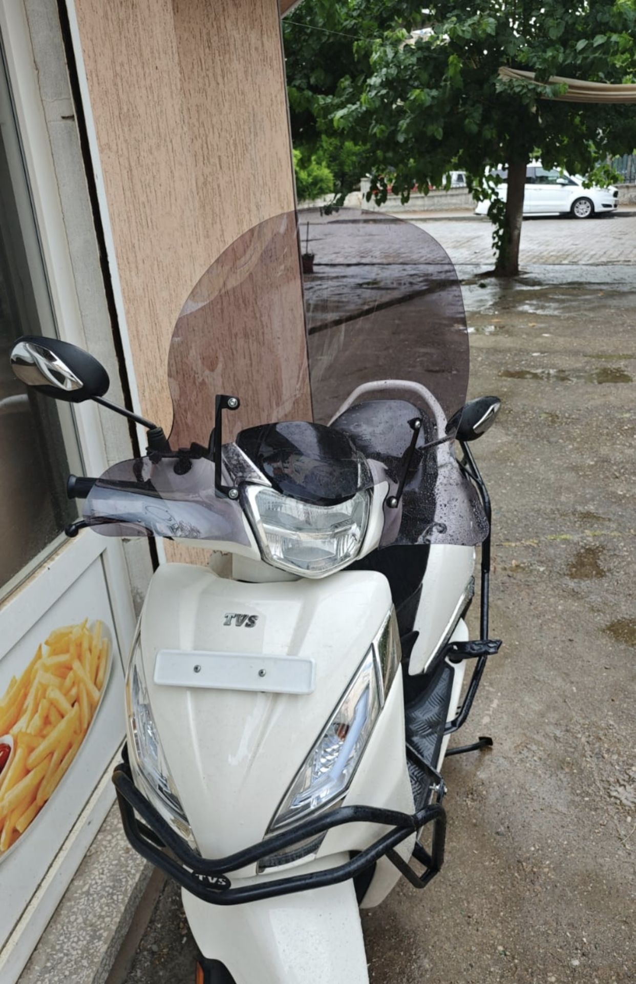 TVS JÜPİTER 125 ELCİK KORUMALI SİPERLİK CAM(FÜME)